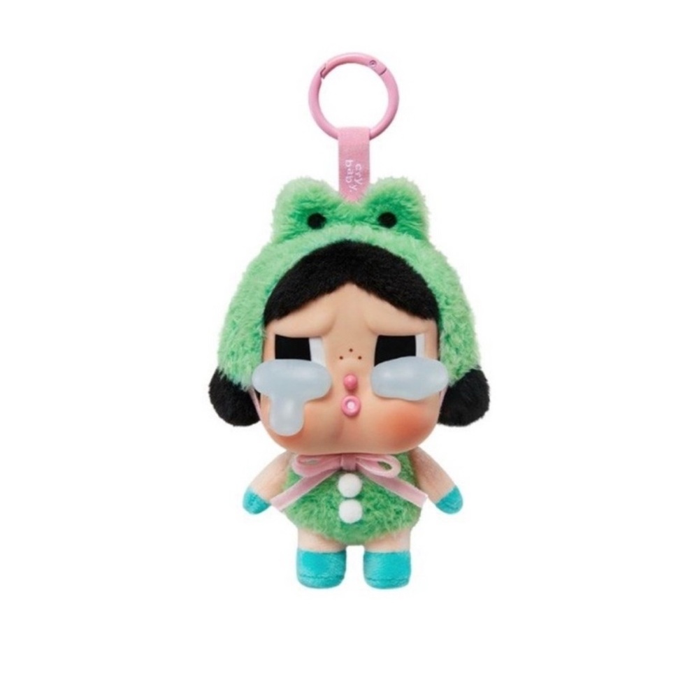 CRYBABY CRYING AGAIN WHAT THE FROG VINYL PLUSH PENDANT AUTHENTIC